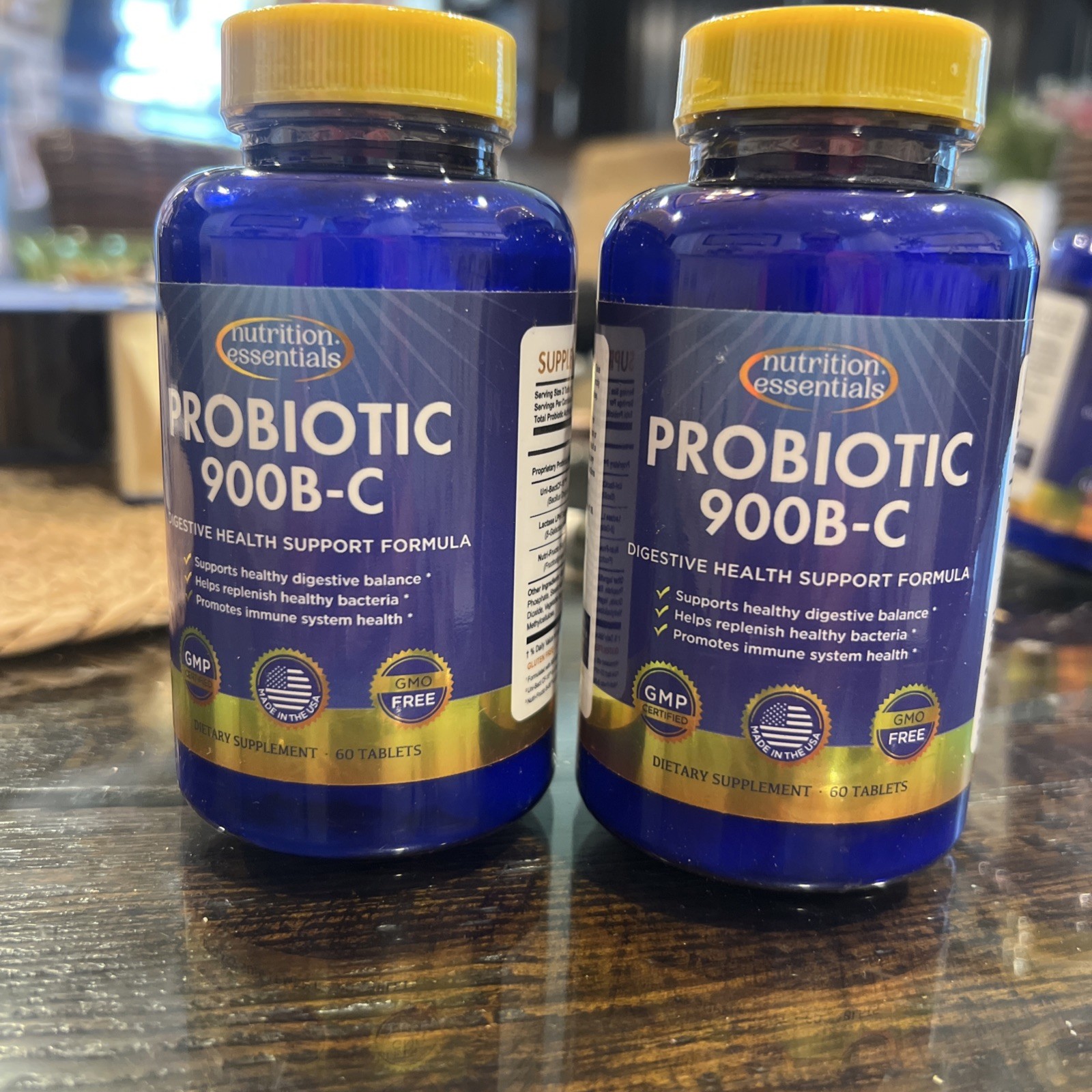 2 Pack Nutrition Essentials Probiotics 900B-C With LACTASE 60ct Exp 1/28