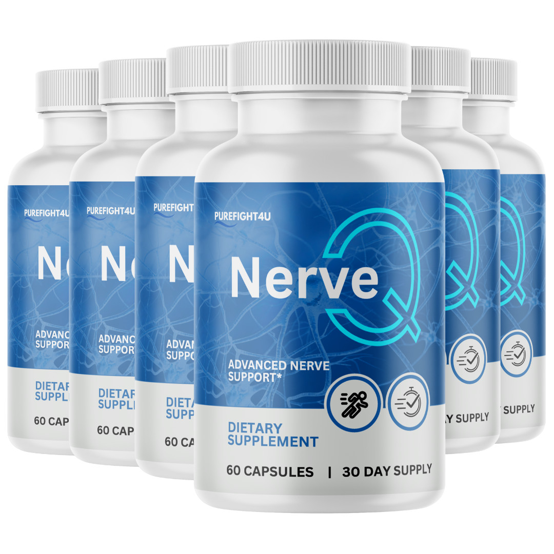 Nerve Q Capsules Nerve Health Supports Circulation Supplement – 6 Bottles