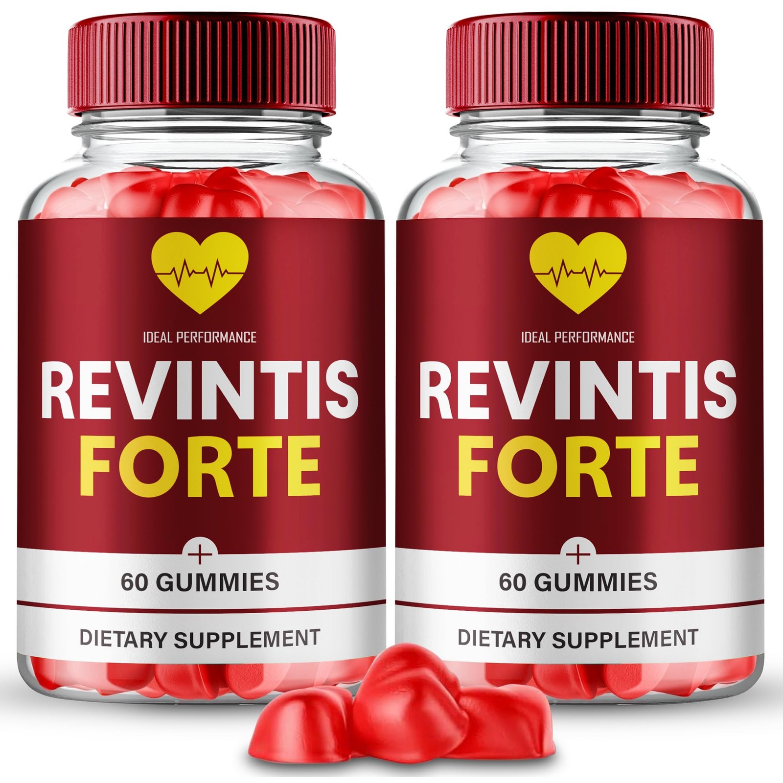 Revintis Forte Cardiovascular Health Blood Supplement – 120 Gummies (2 Pack)