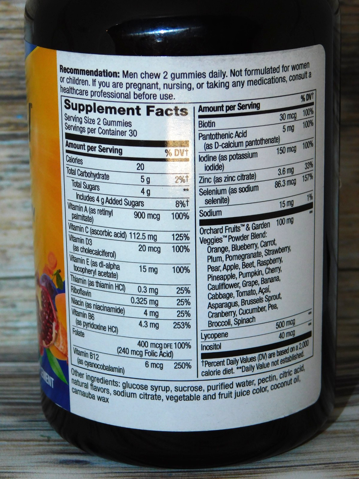 NATURE’S WAY Alive! Men’s 60ct Gummy Multivitamin 4/2026 Multi Vitamin ― #DM03