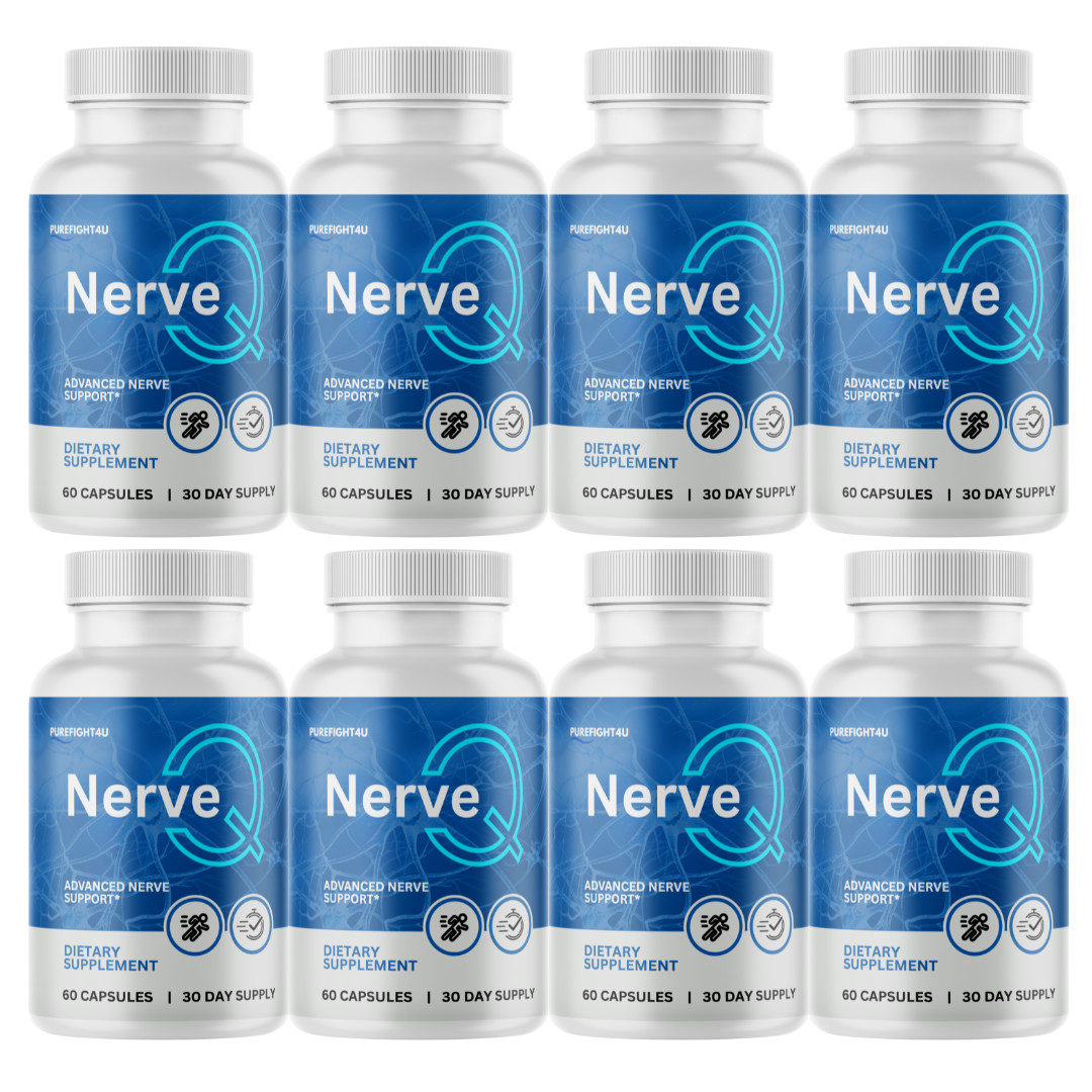Nerve Q Capsules Nerve Health Supports Circulation Supplement – 8 Bottles