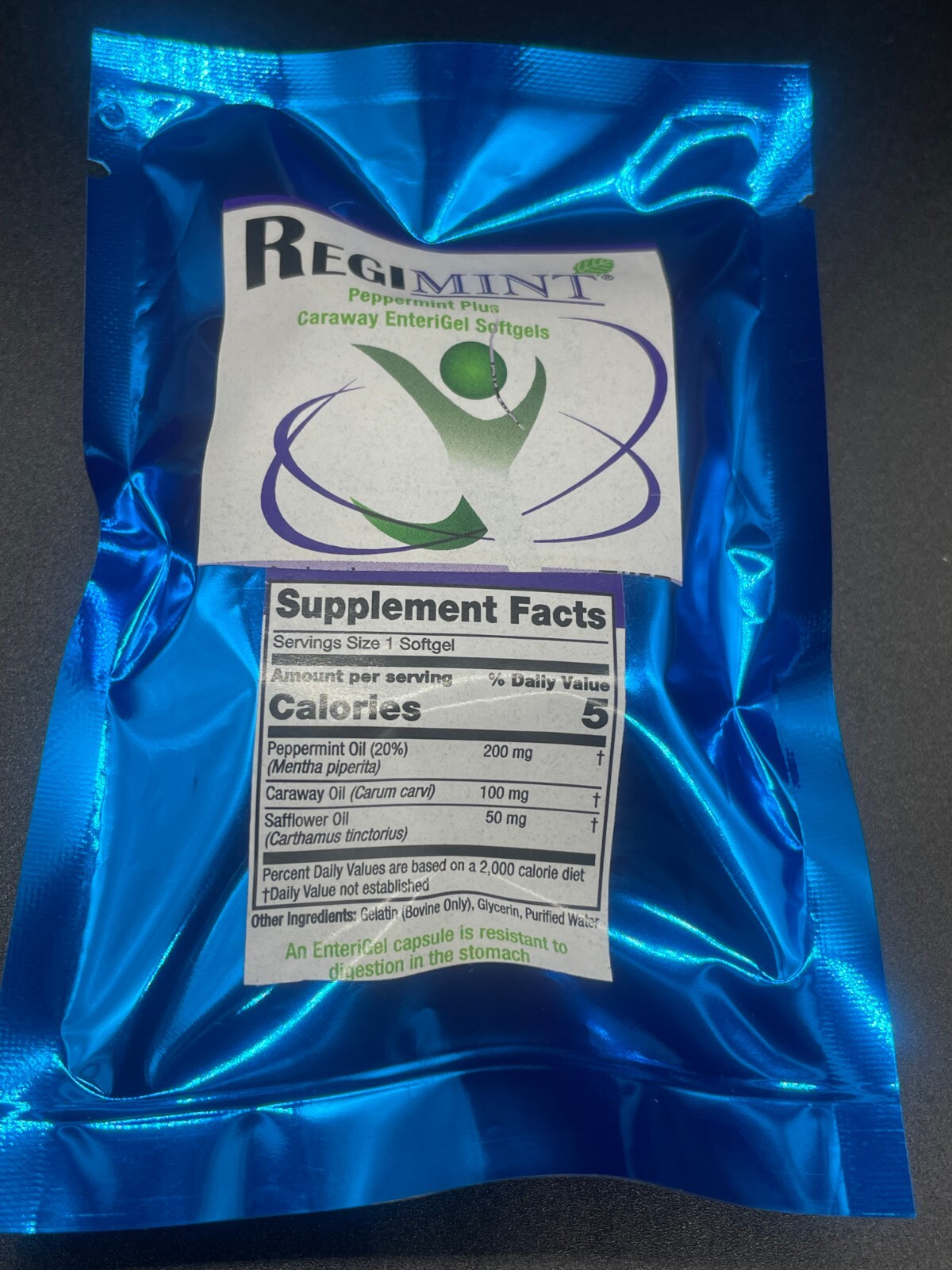 Regimint: Peppermint Oil Plus Caraway Mini Pack: 12 Softgels (300mg) For IBS