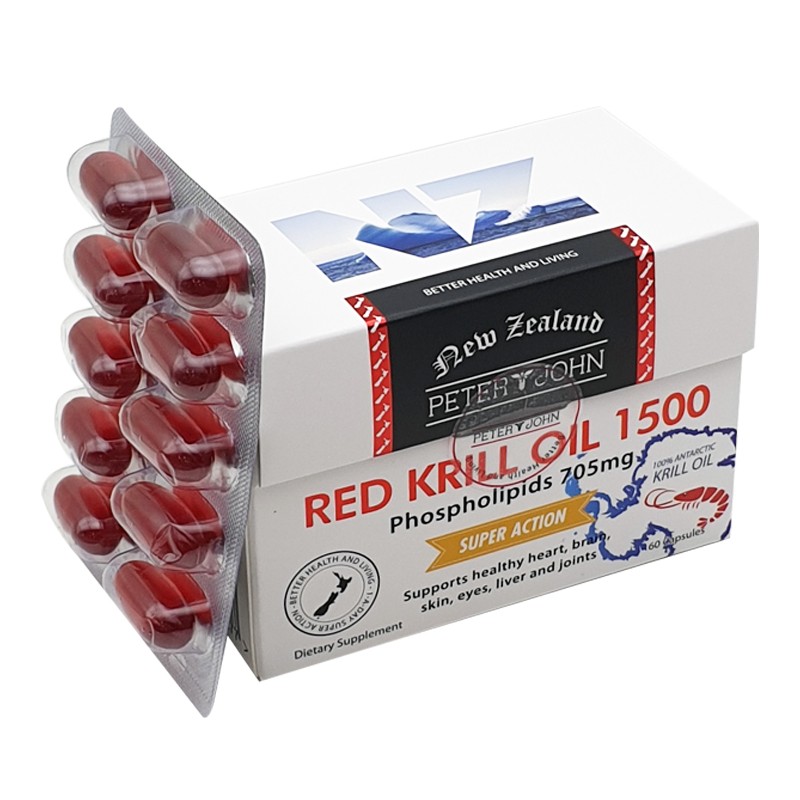 Red Krill Oil 1500 (60 Capsules) – 3 Pack