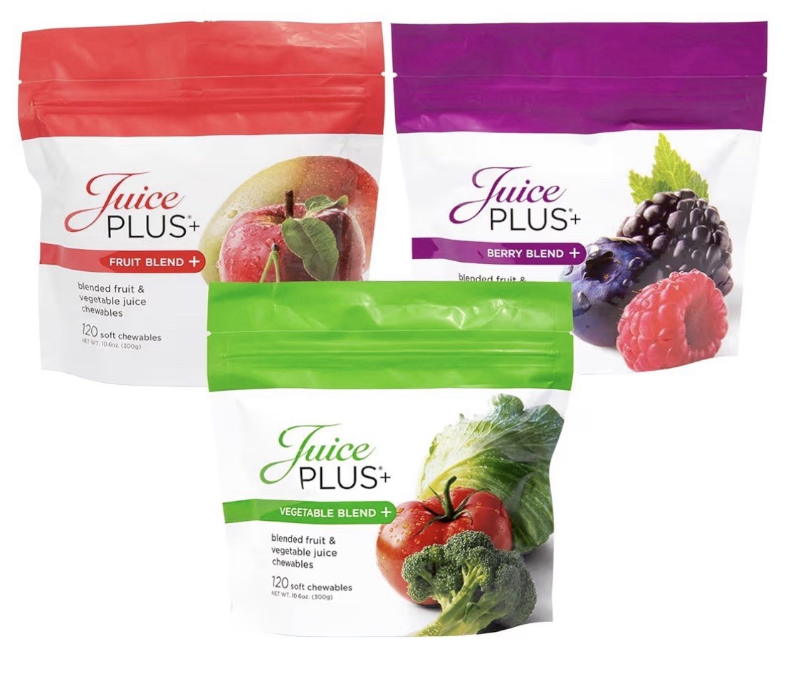 JuicePlus+ Fruit, Vegetable & Berry Blend Soft Chews Soft Chewables 3 Packs