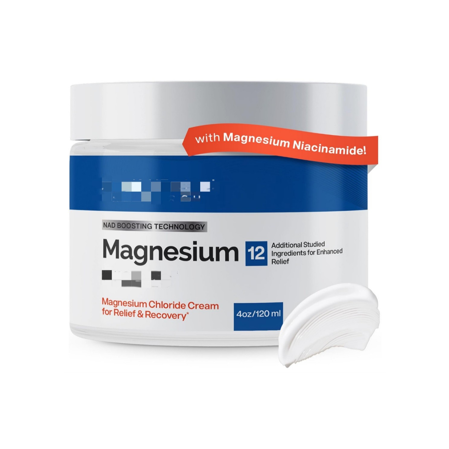 Magnesium Freeze -Topical Magnesium Cream With Niacinamide For Joints & Low Back