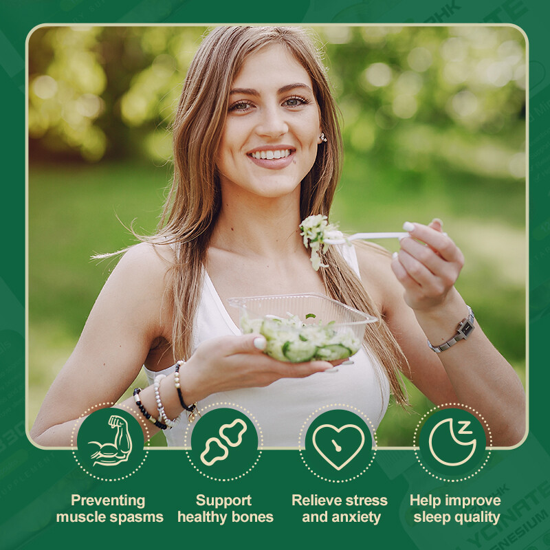 NEW Glycinate Magnesium 1330MG 120 Capsules All Natural High Absorption