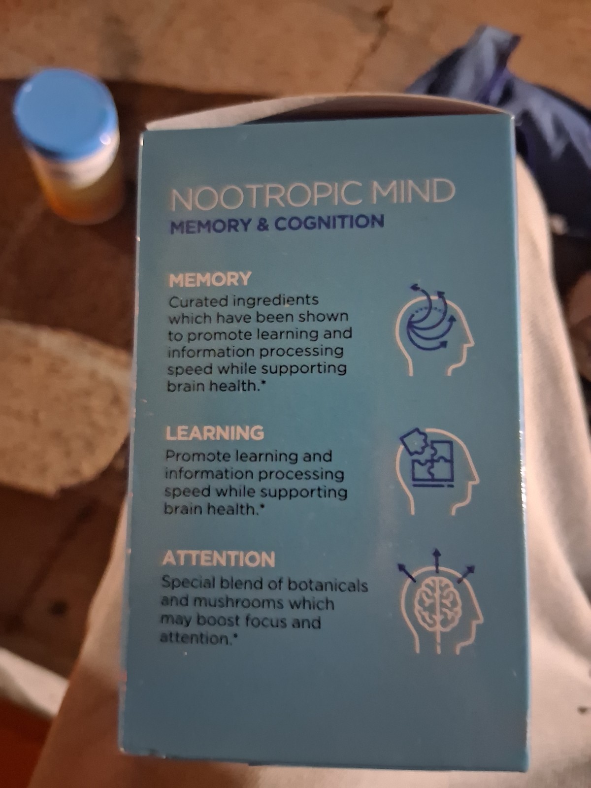 ATRx Labs Memory & Cognition Nootropic Capsules 60ct Vegan Gluten-Free