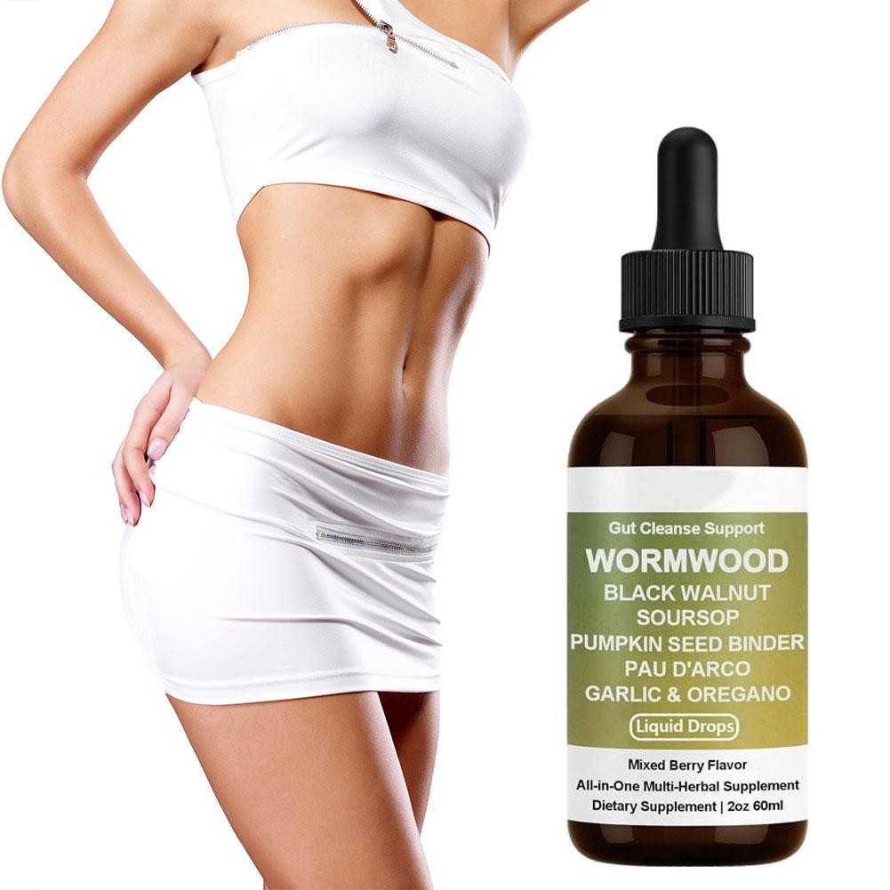 Premium ut Cleanse Liquid Drops – Black Walnut Soursop Pumpkin Seed Bind USN. P
