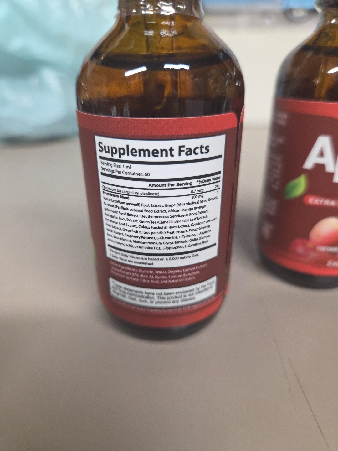 2 Pack Apple Keto Drops Dietary Supplement Extra Strong Formula, 2 oz (60ml)
