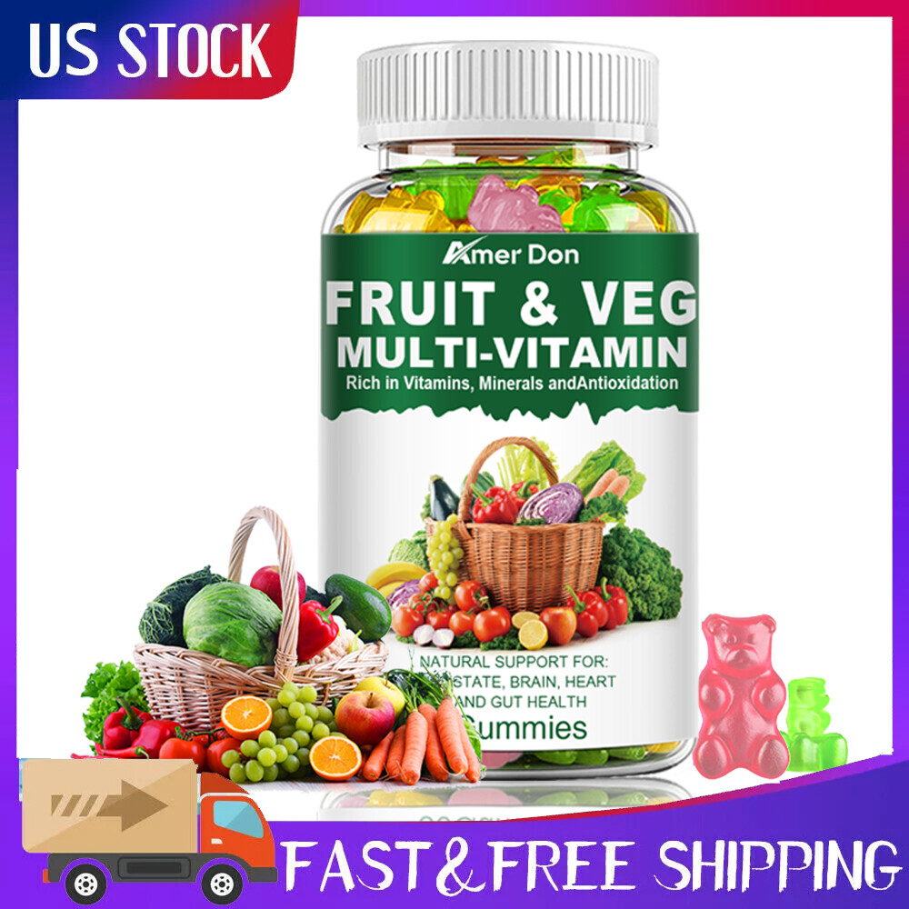 Rich in vitamins,minerals,and antioxidants Compound Fruit&Vegetable Gummies~