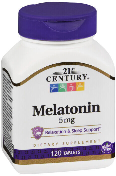 MELATONIN 5 MG TABLETS 120 CT