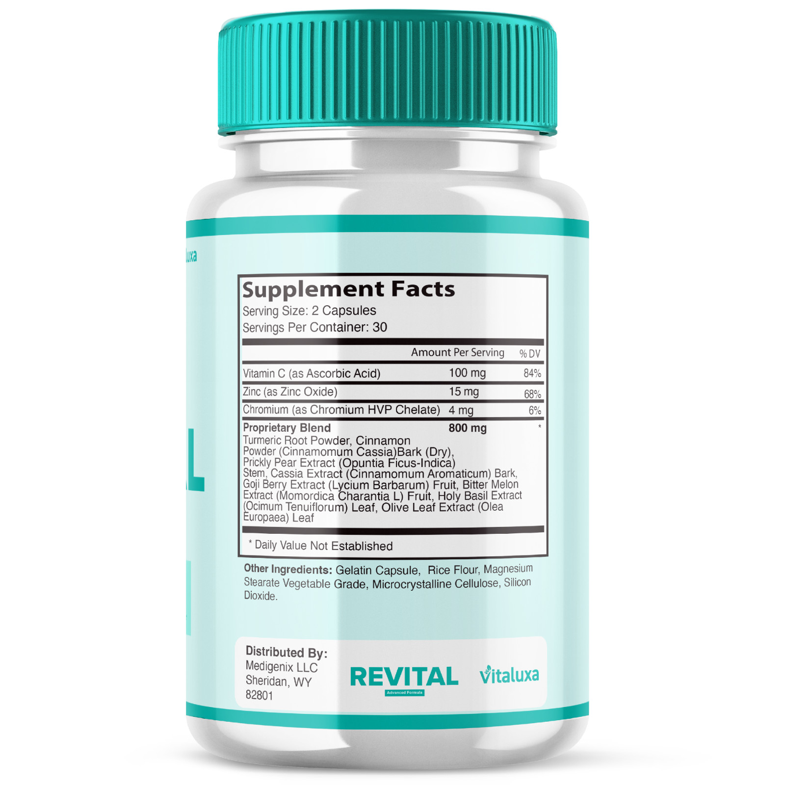 (3 Pack) Revital Capsules Formula for Health & Wellness Pills (180 Capsules)