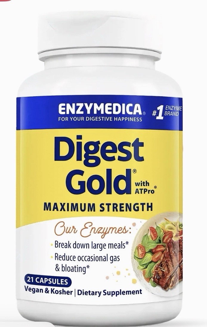 Enzymedica Digest Gold with ATPro Max Strength Digestive Enzymes 21 Vegan Kosher