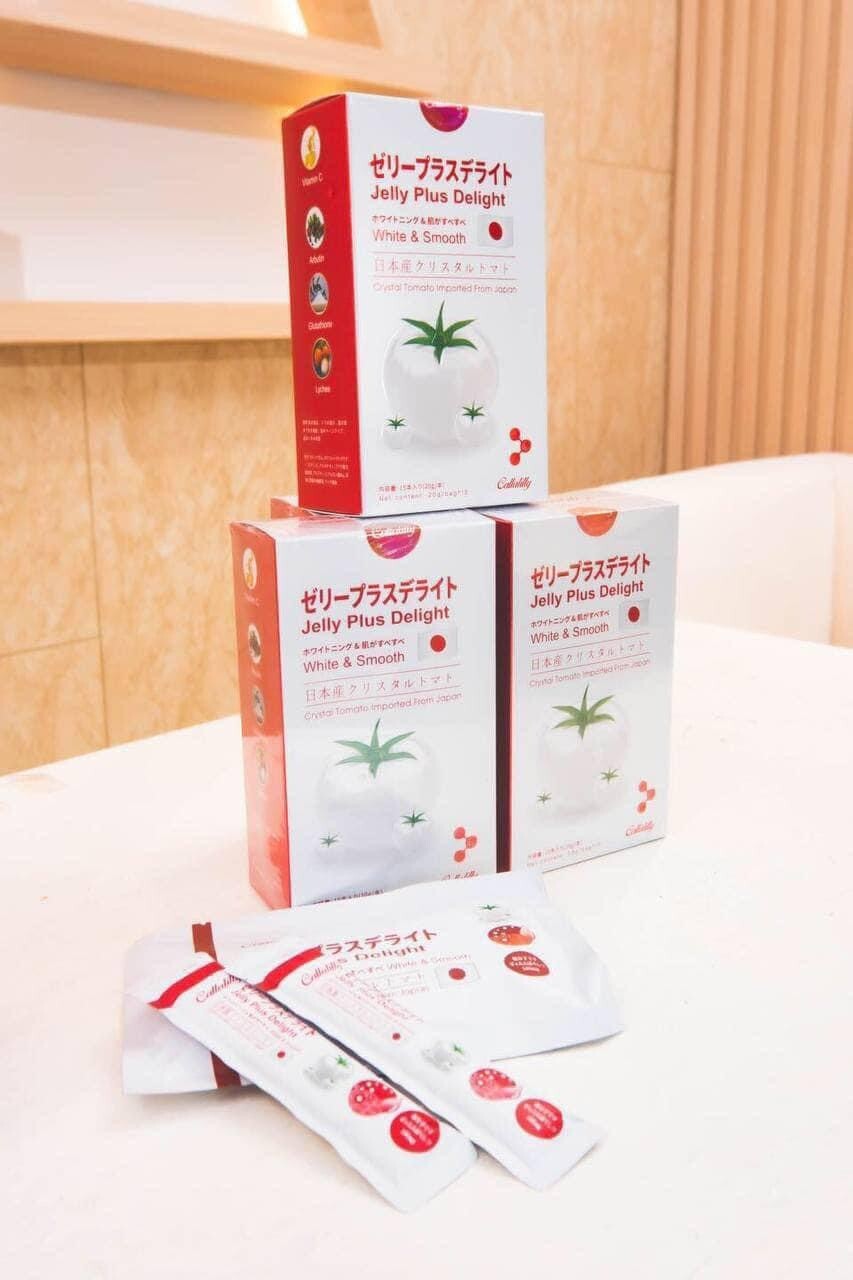 4 Box Callalilly Collagen Jelly Plus Crystal Tomato ចាហ៊ួយប៉េងបោះគ្រីស្តាល់