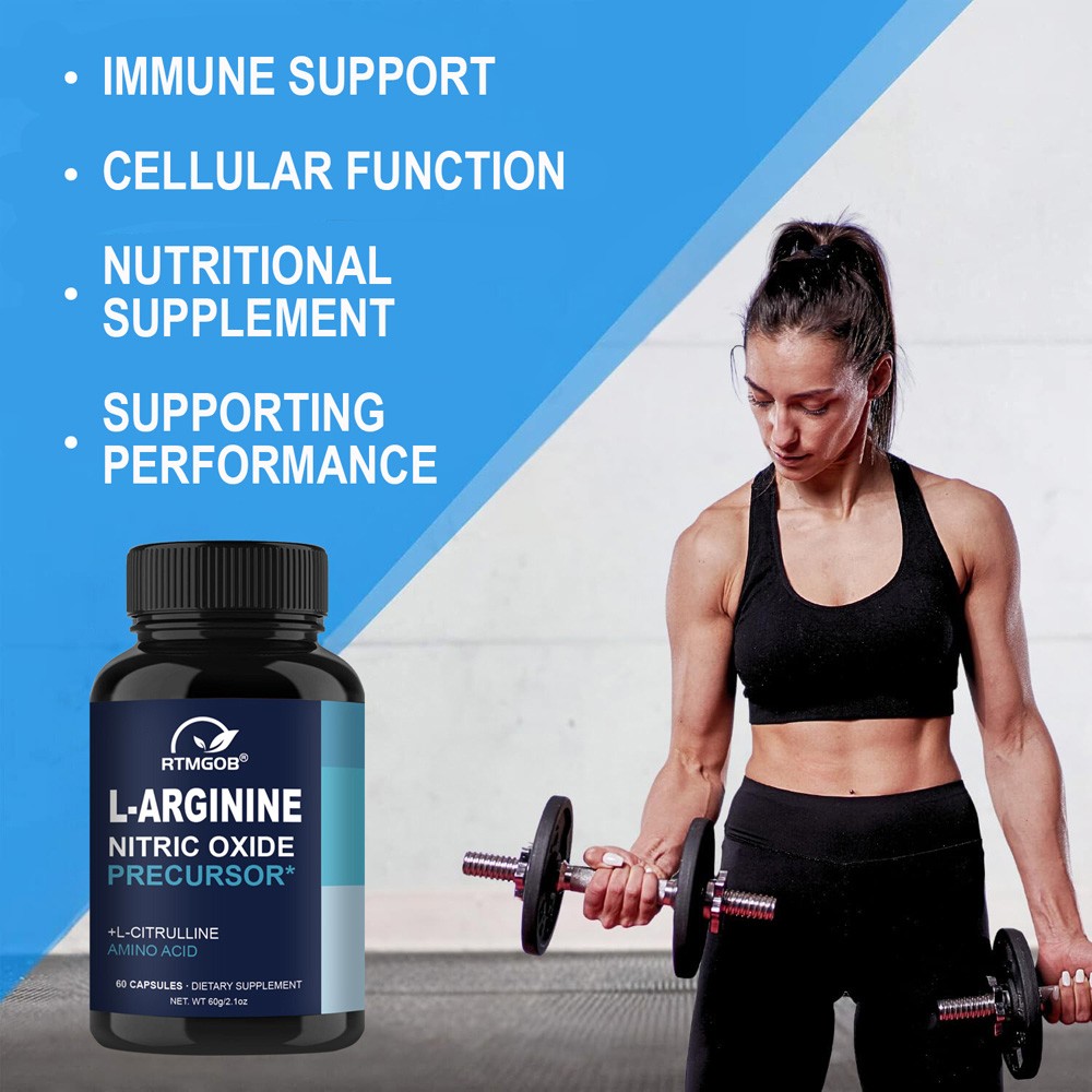 Buy 1 Get 1 Free RTMGOB L-Arginine Nitric Oxide Booster – 60 Capsules