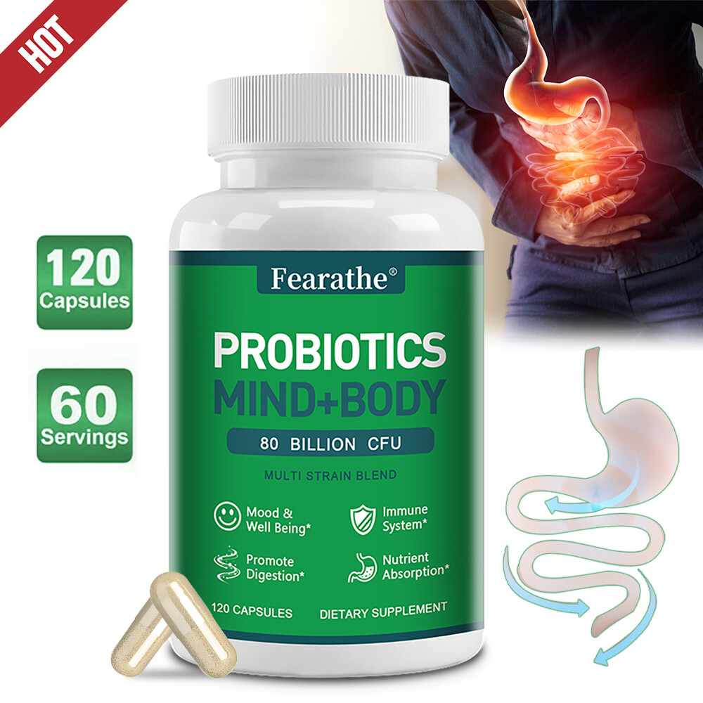 Probiotics, Digestive Enzymes & Prebiotics – Mood Boosting & Immune Support