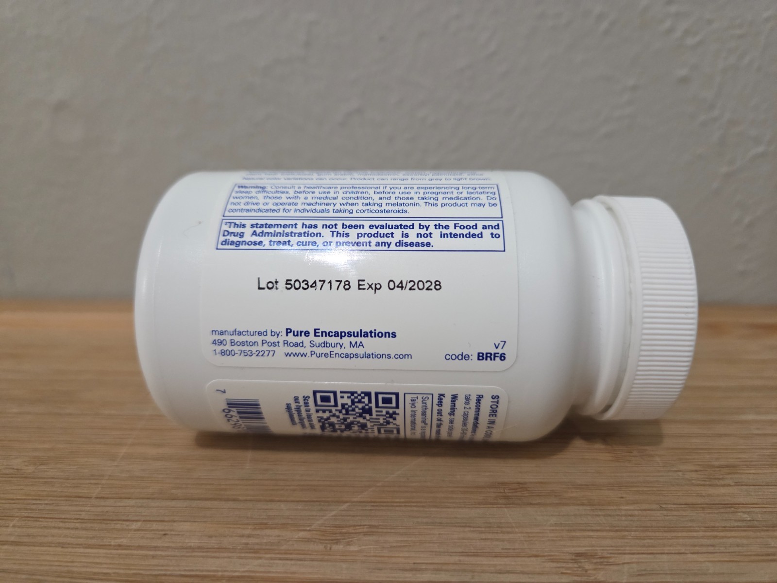 Pure Encapsulations Best-Rest Formula 60 Capsules Exp 4/2028