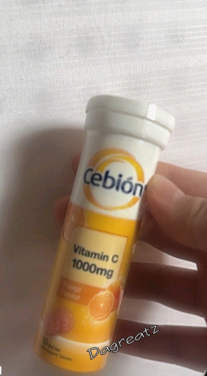 2x 40 Tablets CEBION Effervescent Vitamin C 1000mg Daily Supplement OrangeFlavor