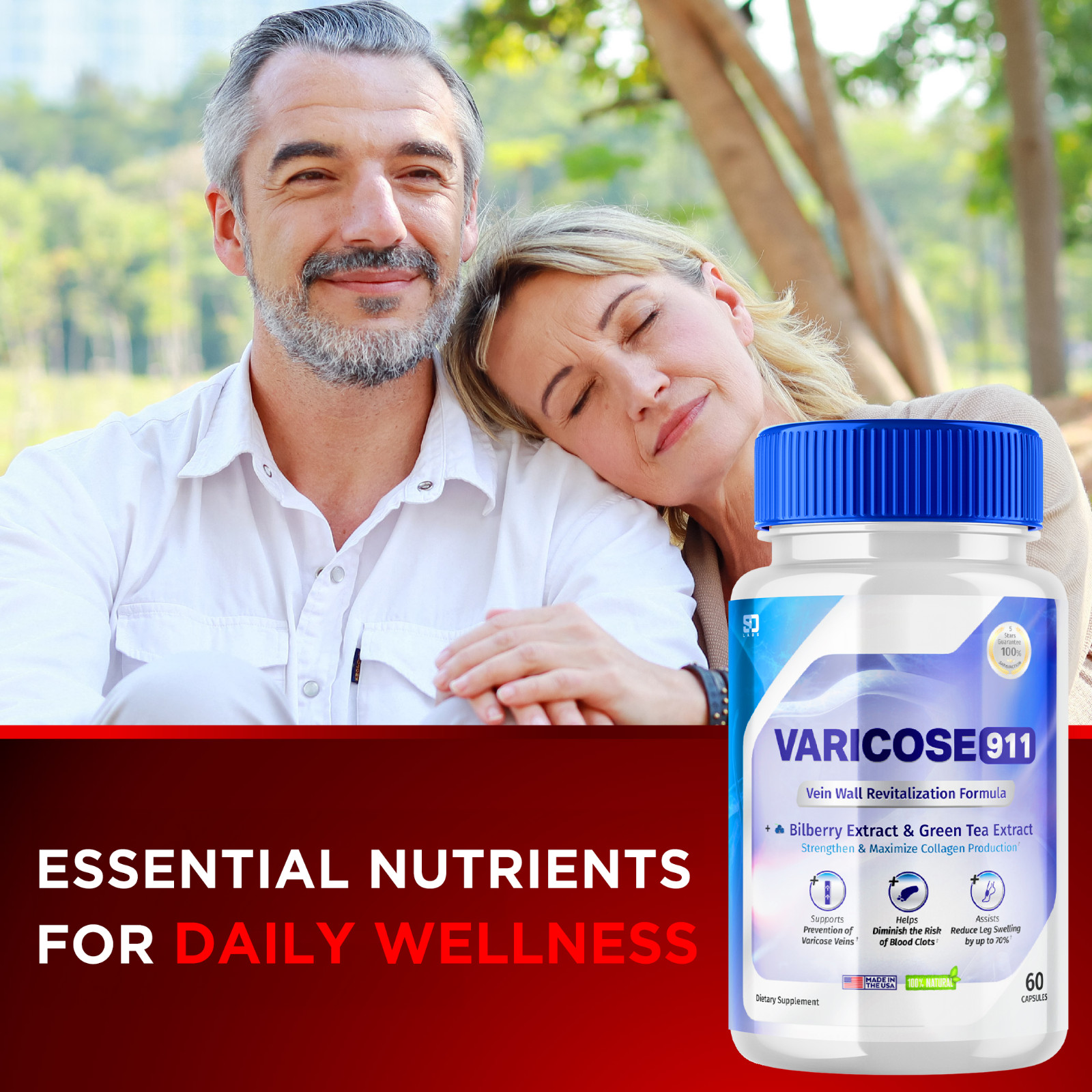 Varicose 911 – Enhance Daily Wellness and Collagen Support 60 Capsules
