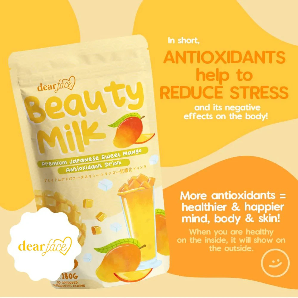 Dear Face Beauty Milk Premium Japanese Sweet Mango Antioxidant Drink – US Seller