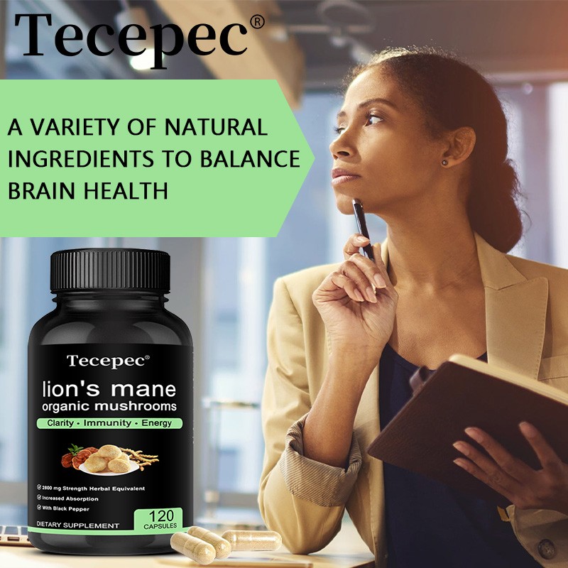Mushrooms Lion’s Mane Capsules Supports Cognitive Function& Immune system Health