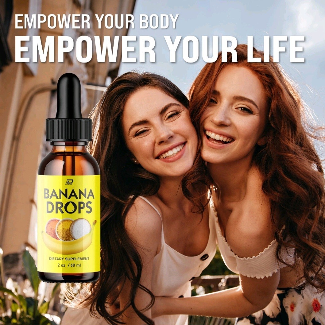 Banana Drops for Weight Loss Liquid Supplement, Banana Drops Official (3 Pack)