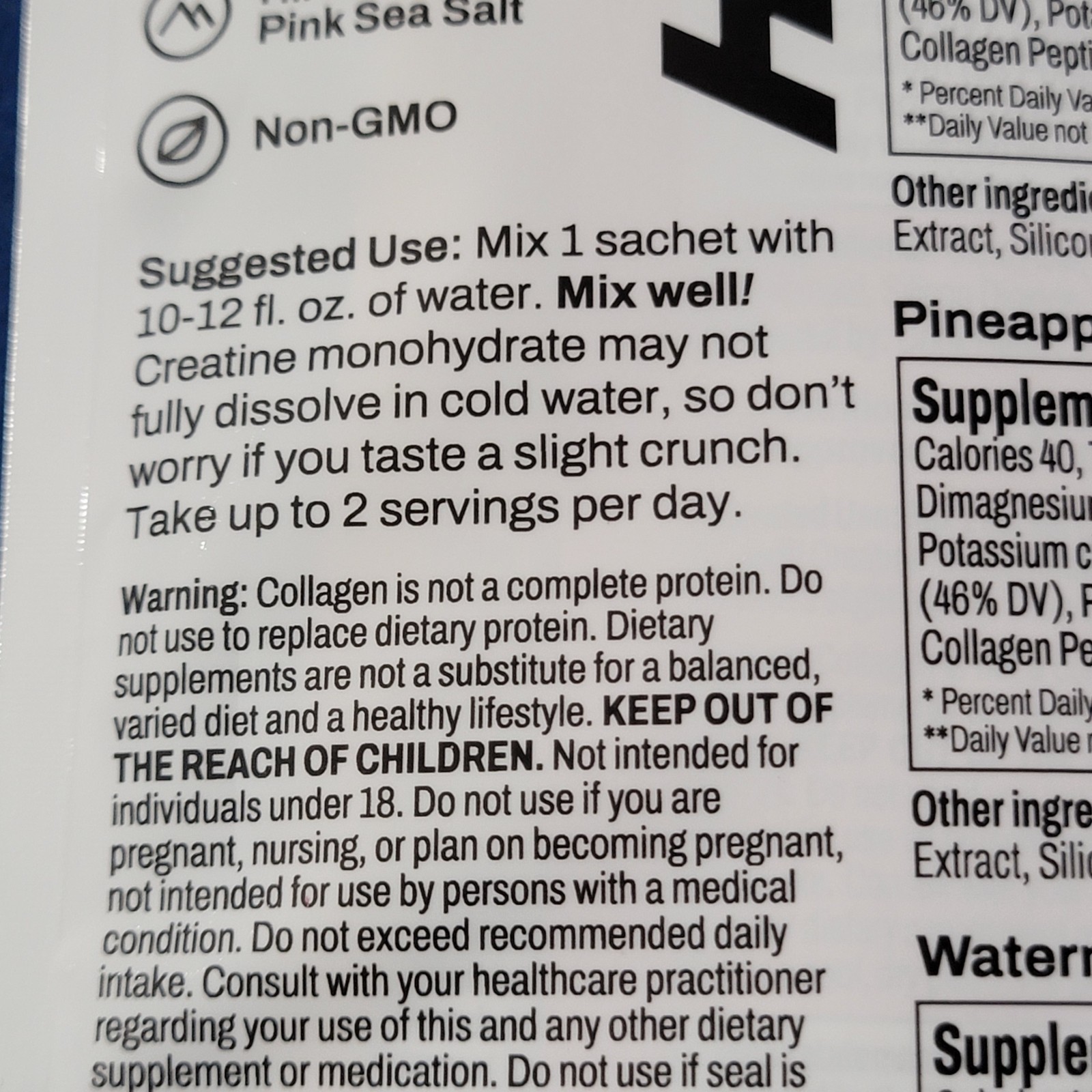 Harlo 3-in-1 Performance Mix Electrolytes, Collagen, Salty by Design