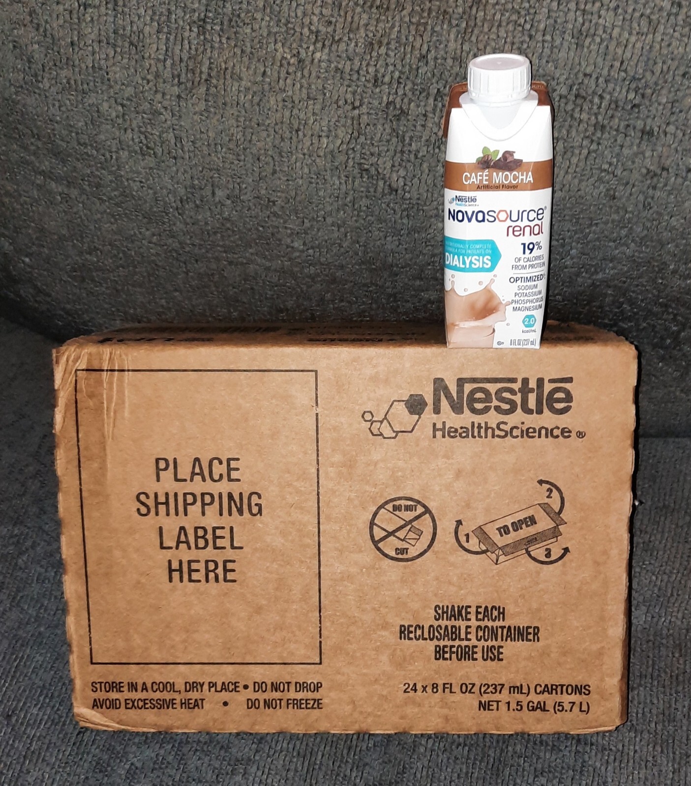 Nestle Novasource Strawberry Renal Drinks, 8 0z, 24 Ct. []