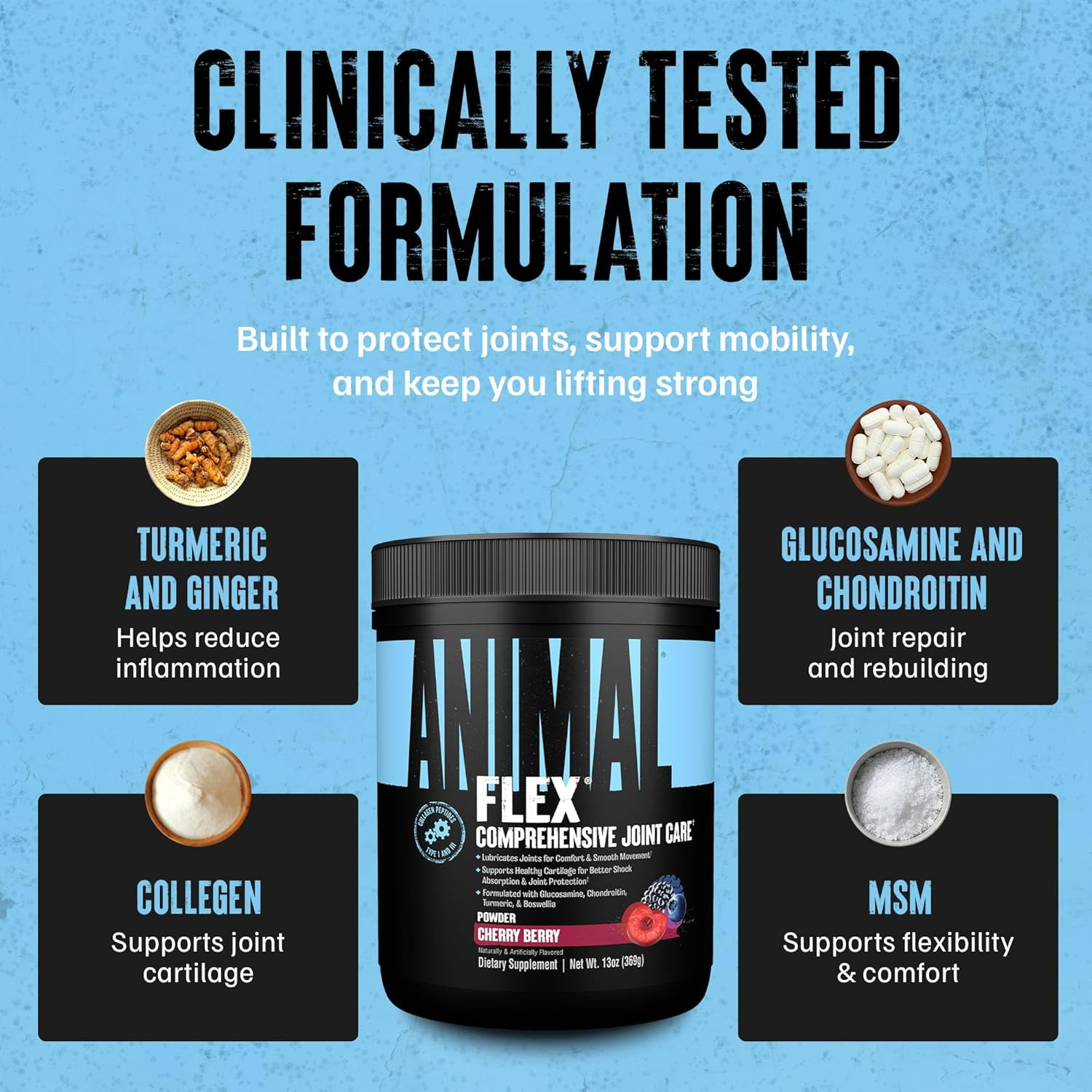 Flex Powder – Joint Support Supplement for Pain Relief, Repair and Restore Muscl