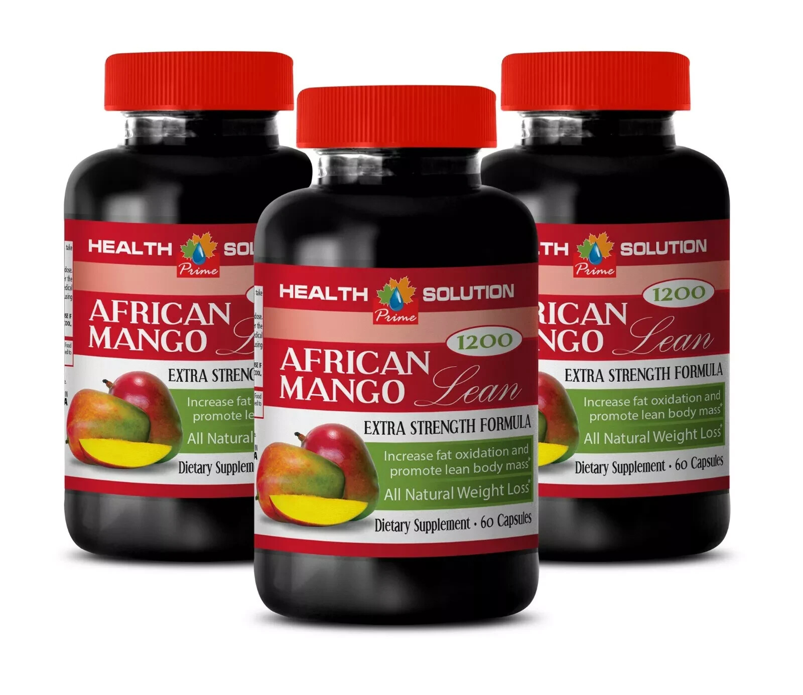 Healthy living – AFRICAN MANGO EXTRACT – Energy sustain 3 Bottles 180 Capsules