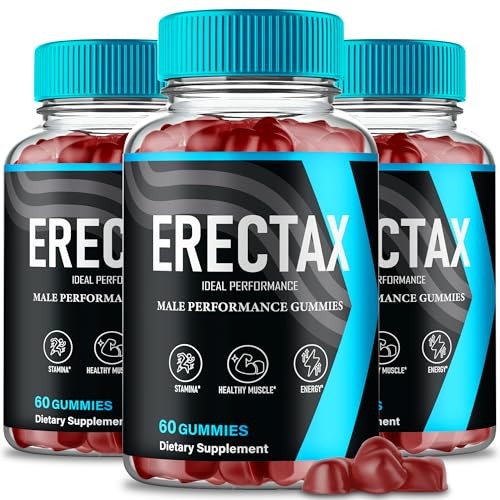 Erectax General Wellness Supplement – 180 Gummies (3 Pack)