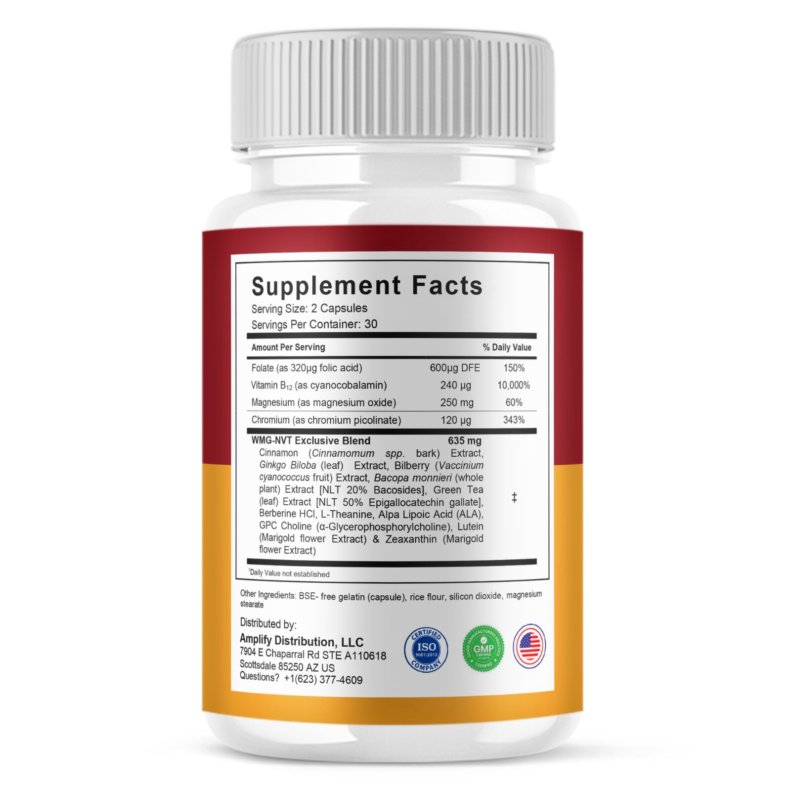 (3 Pack) Glyco Genius Capsules GlycoGenius Maximum Strength Pills (180 Capsules)