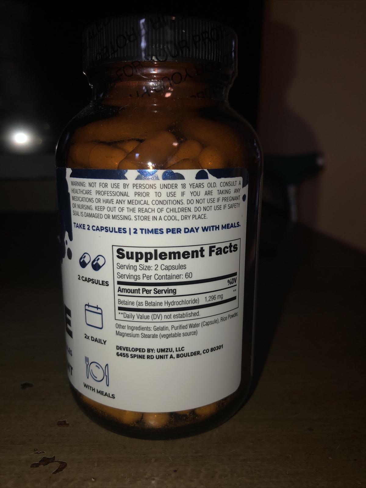 Umzu Gut Support Betaine