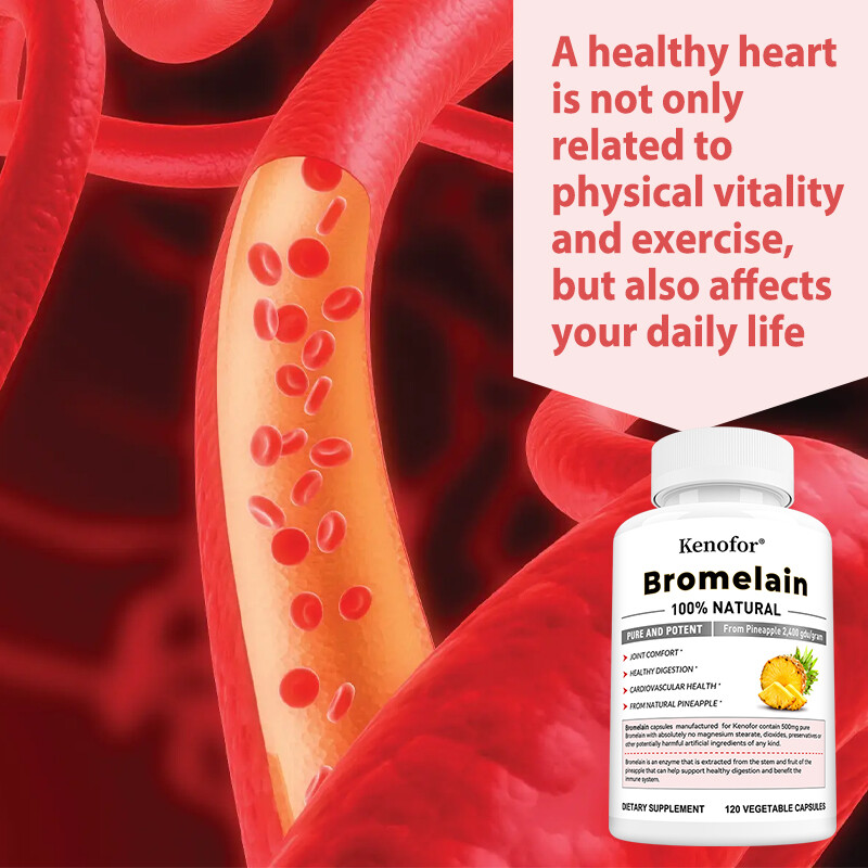 Bromoelain Supplement – Balance Blood Circulation 30 To 120 Caps