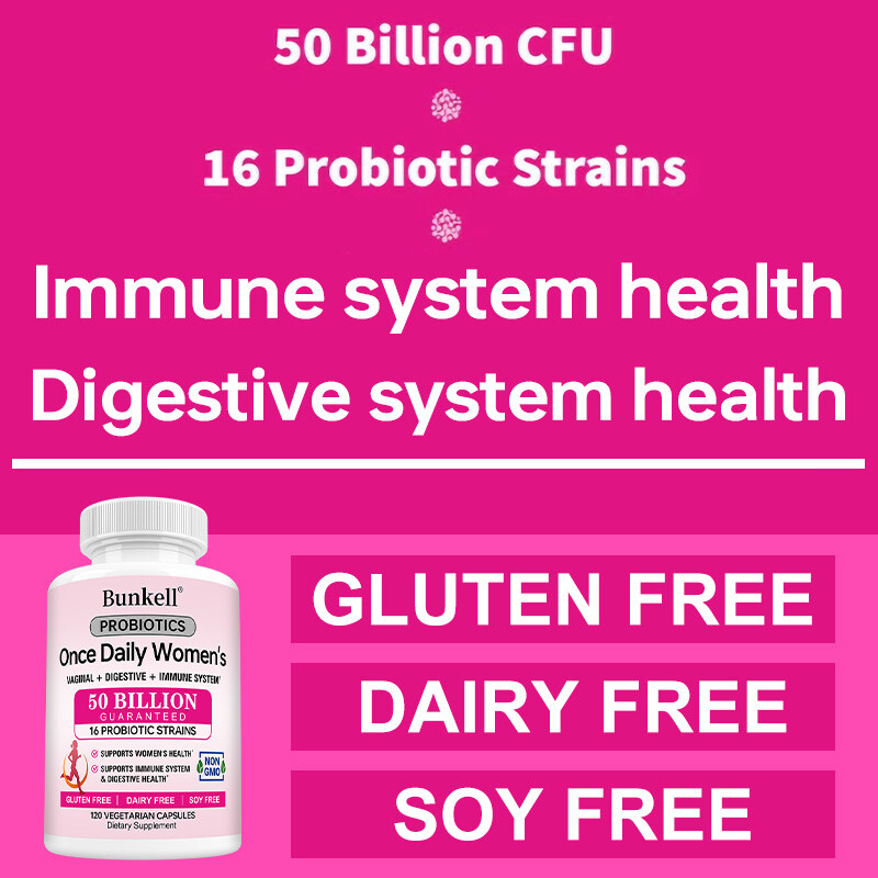 Once Daily Women’s Probiotic Capsules – Supports Digestive & Immune Health