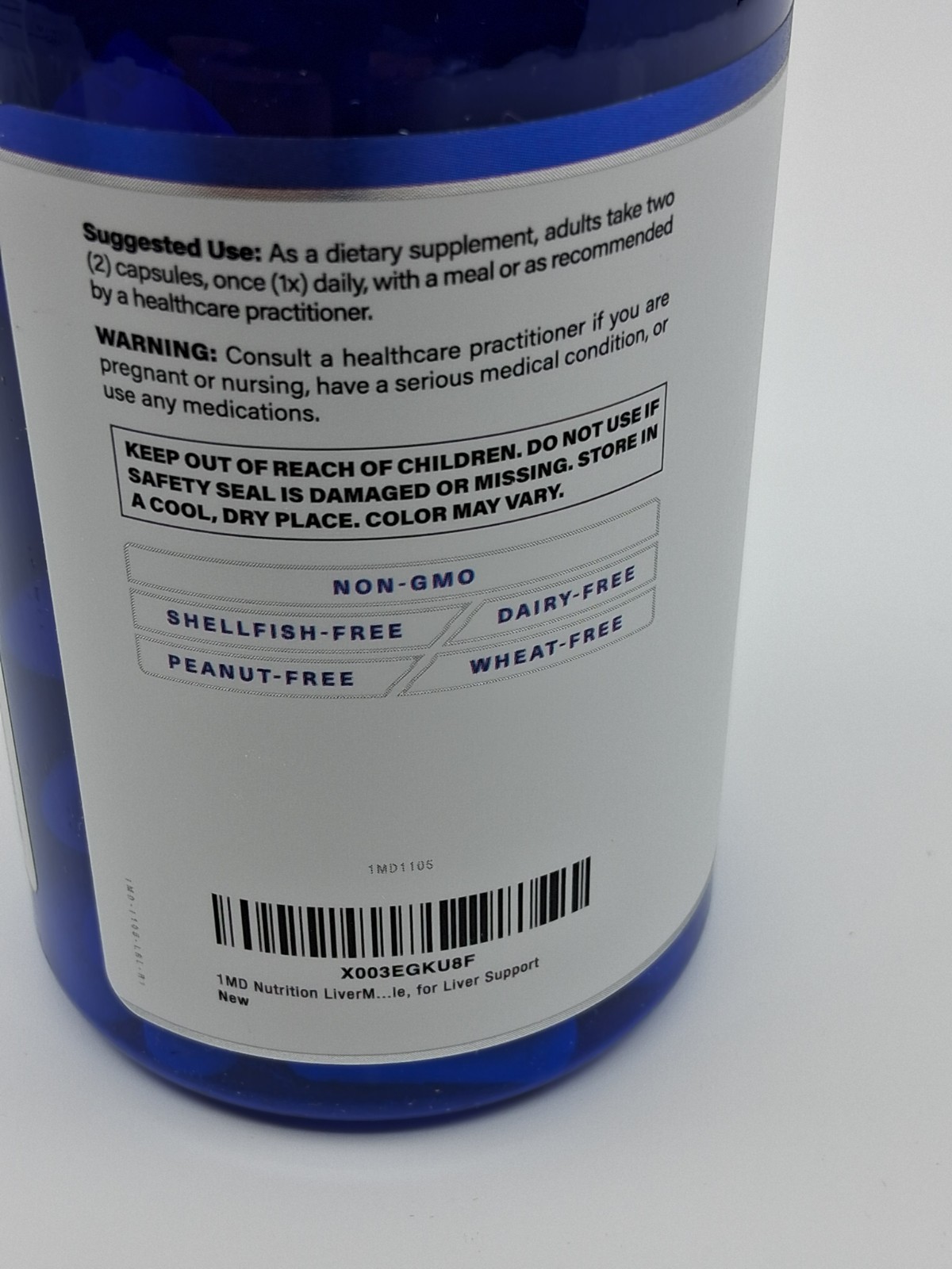 1MD LiverMD Liver Health Formula – 60 capsules NEW in Box Exp: 10/2026