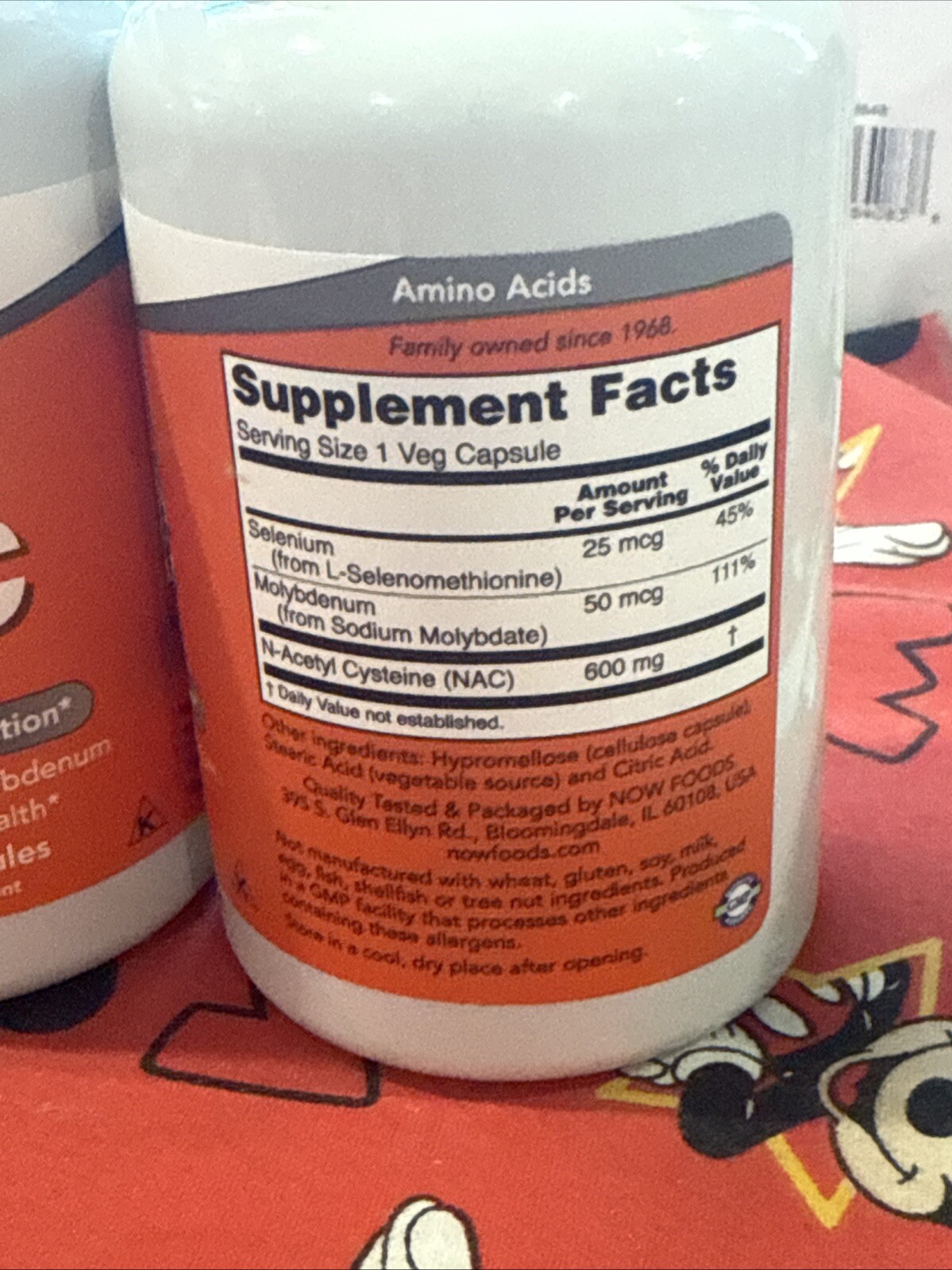 3 x NOW NAC 600 mg 100 Veg Capsules Ea Exp 03/2028+ Rd⬇️