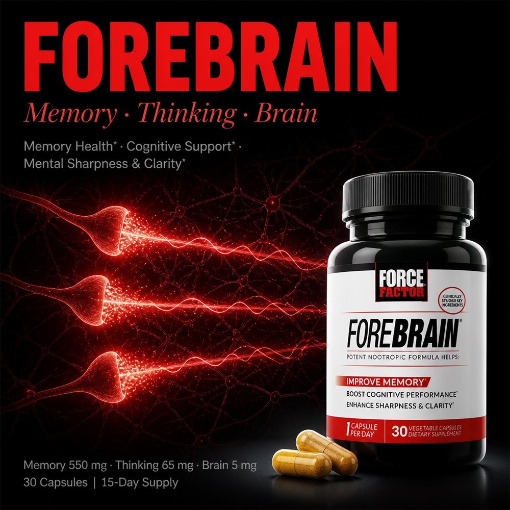 3-Layer Brain Support Formula-Immediate Focus + Sustained Memory 30/60/120 Caps