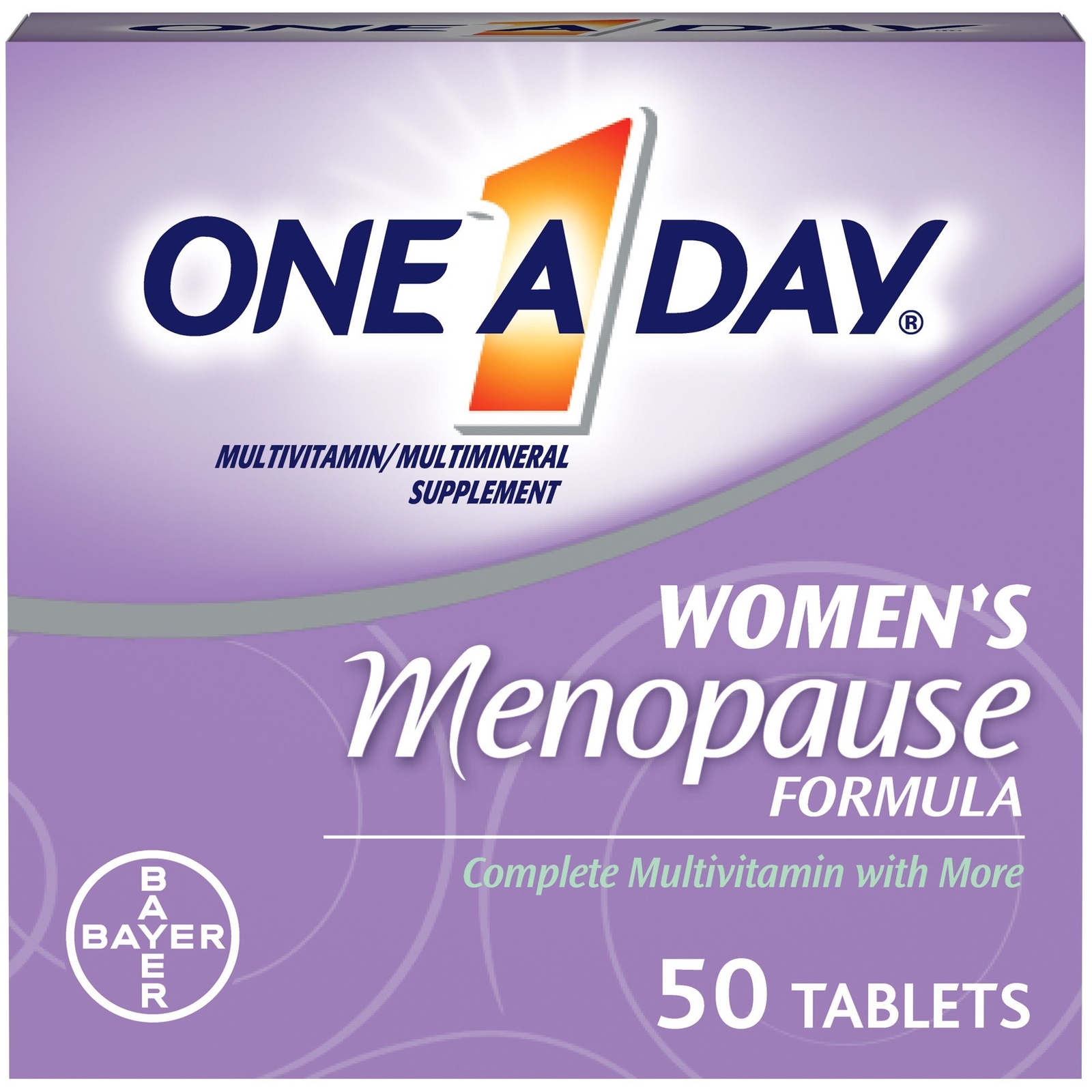 One A Day Women’s Menopause Formula Multivitamin Supplement; 50 Count