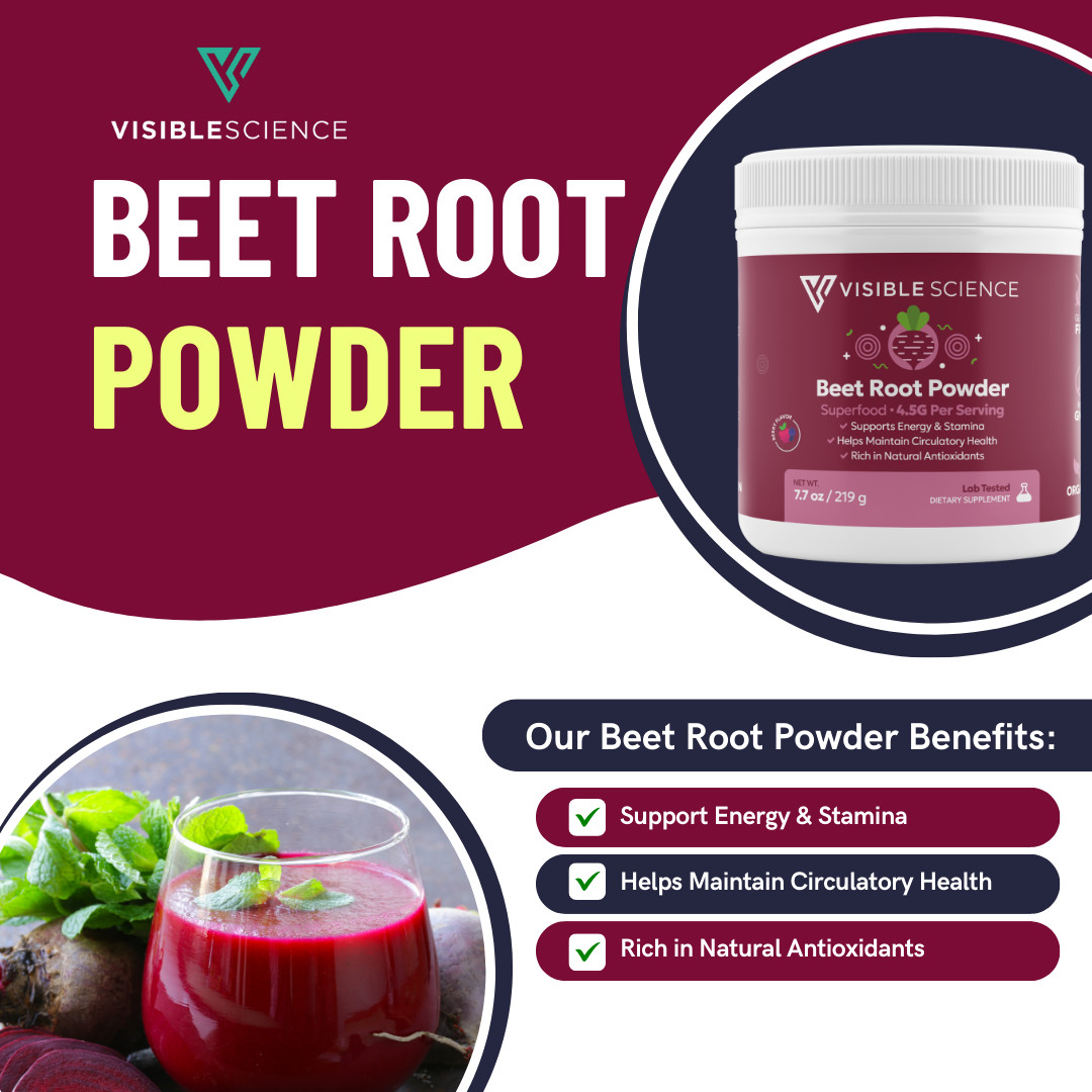Visible Science Wellness Kit – Beet Root, Magnesium & Sleep Aid (3 items)