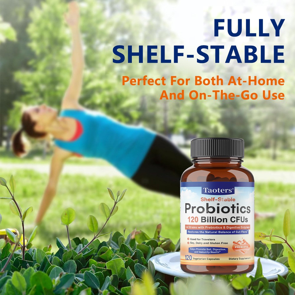 Probiotics Capsules 120 Billion CFUs 34 Strains Improve Immune Digestive Health