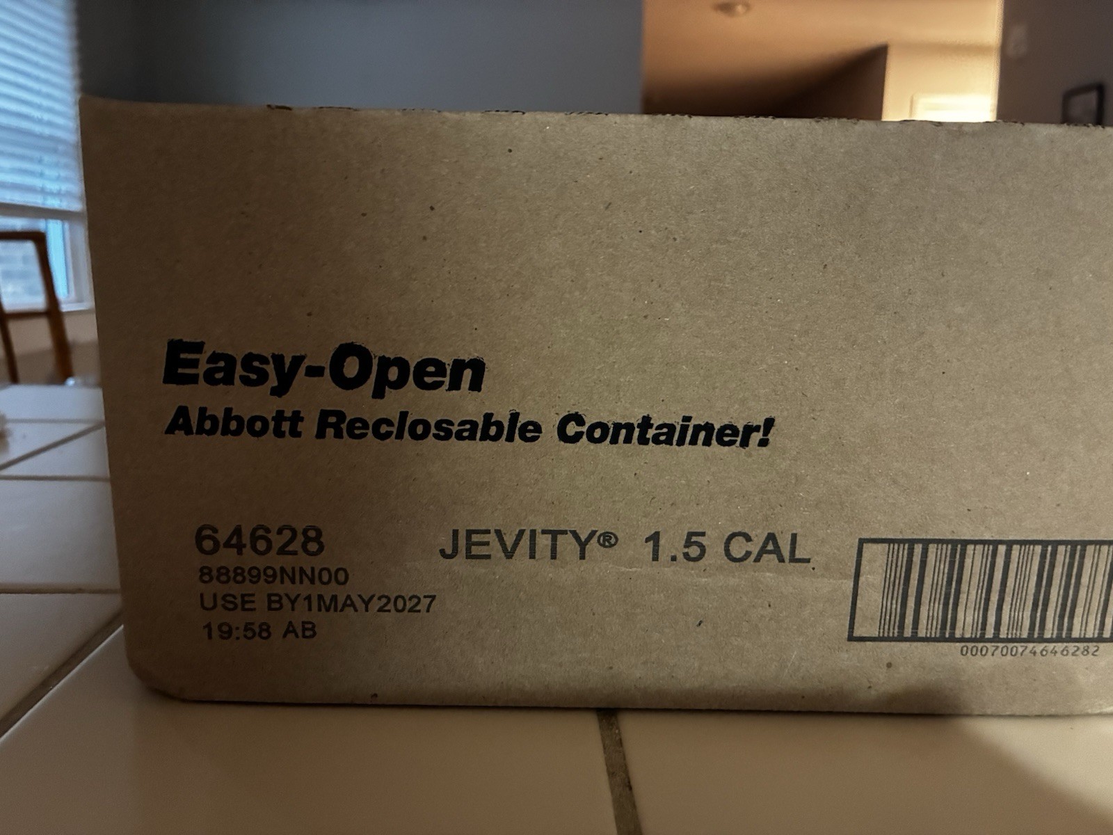 Jevity 1.5 Cal Tube Feeding Formula w/Fiber, 8oz Carton, 24 Total-Exp 5/2027