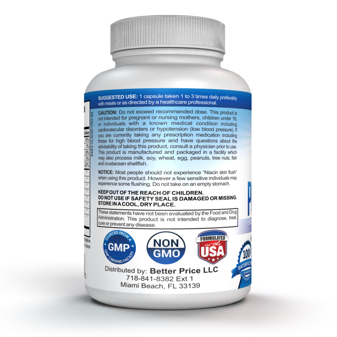 Blood Pressure and Cholesterol Lowering Support Supplement.All Natural