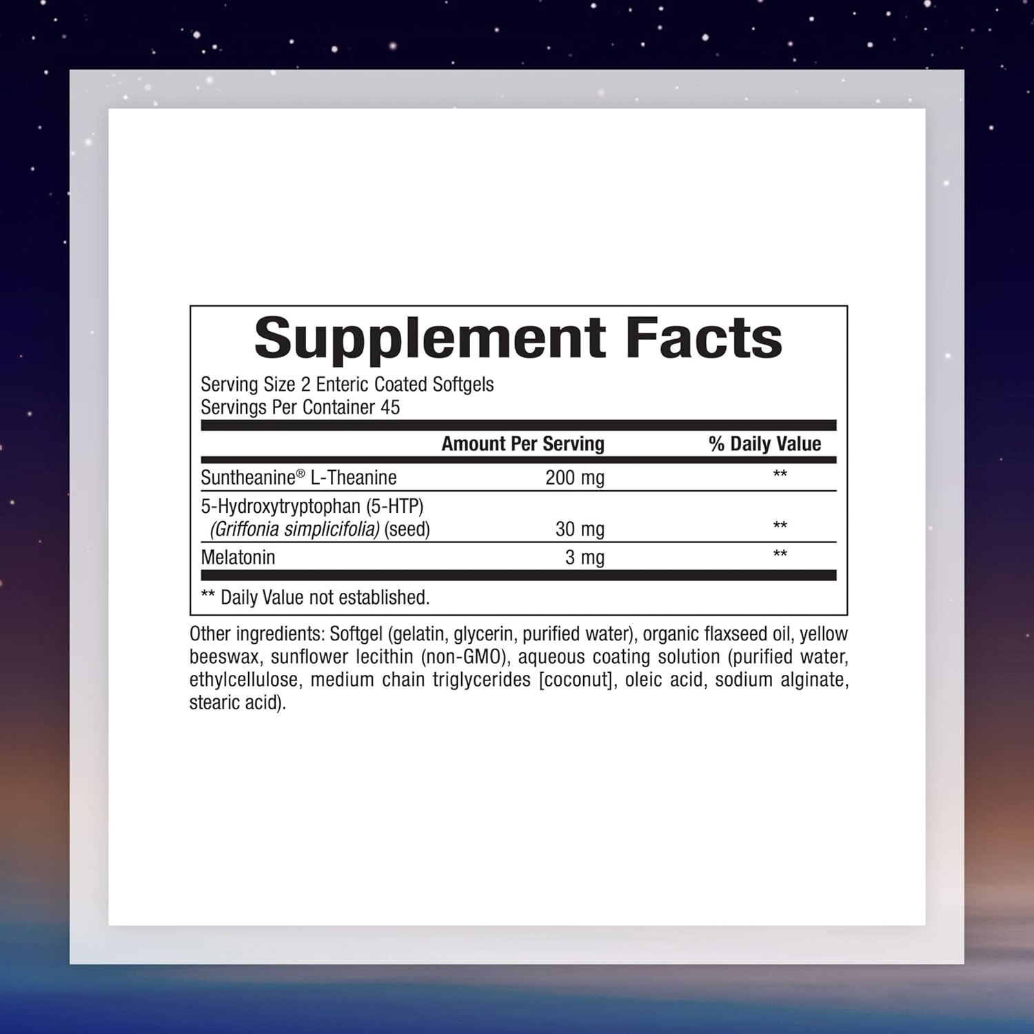 Natural Factors Stress-Relax Tranquil Sleep, 90 Enteric-Coated Softgels