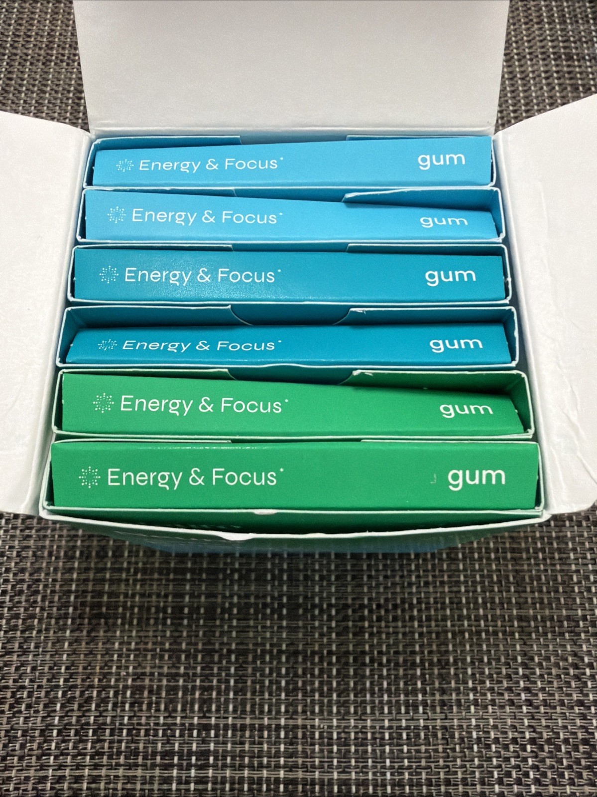 Neuro Energy & Focus Gum 6 Pack BRAND NEW EXPIRATION DATE 08/2027