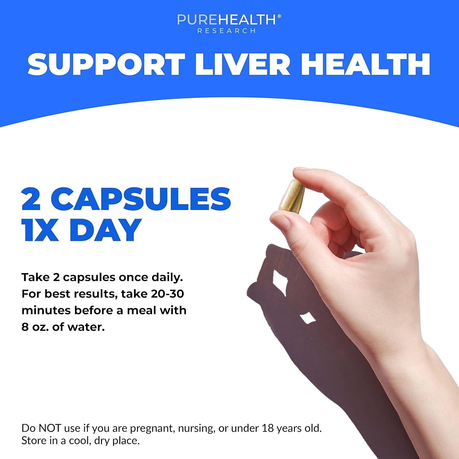 Liver Health Formula for Detox, Weight Management by PureHealth Research