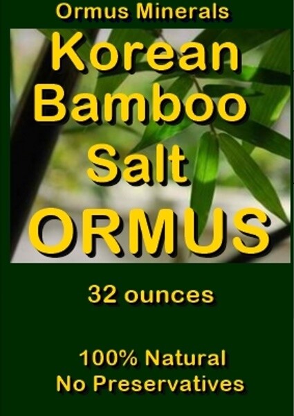 Korean Bamboo Salt Ormus Mental Health Clarity Potassium Immunity 32oz