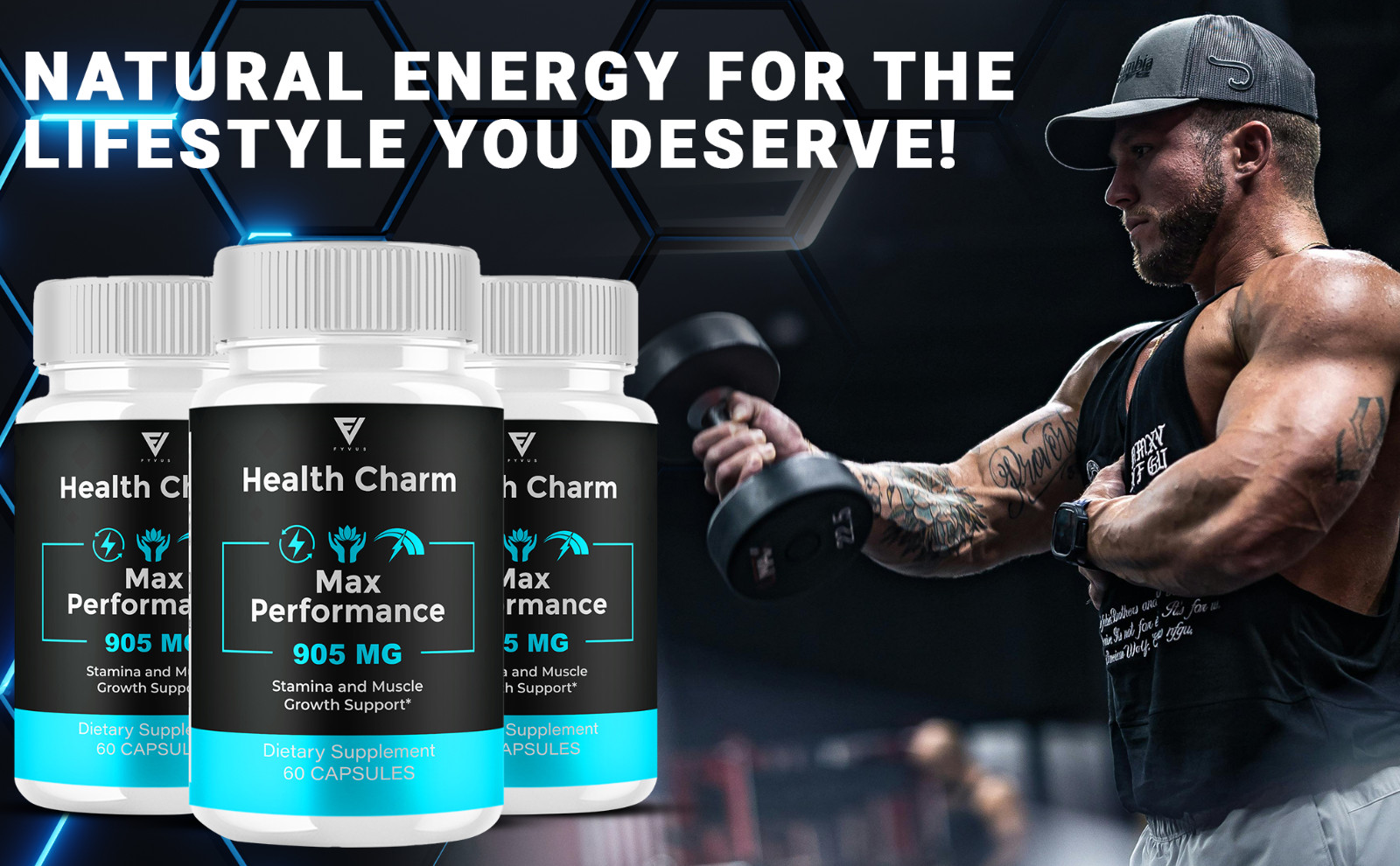 (5 Pack) Health Charm Capsules HealthCharm Maximum Strength Pills (300 Capsules)