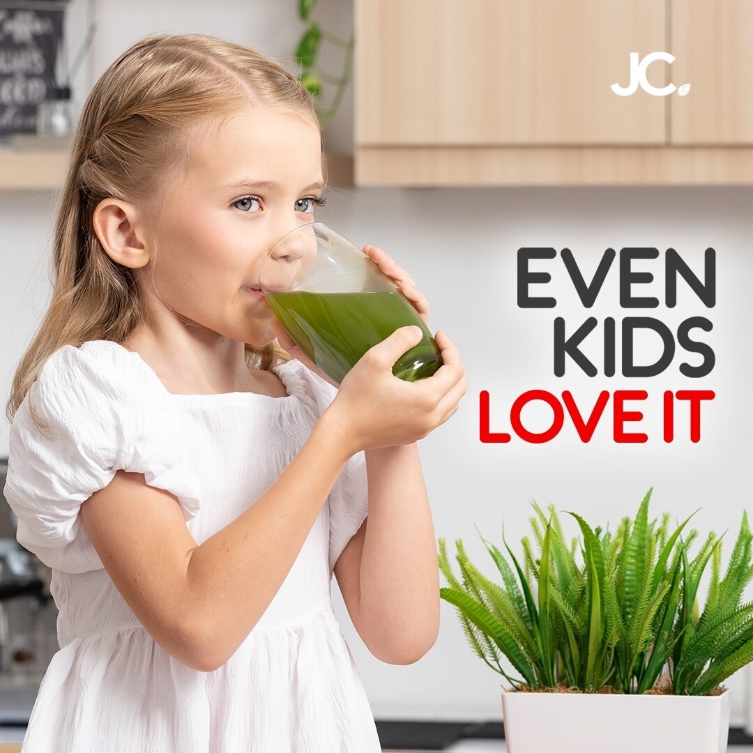 JC pure organic barley power juice with stevia from New Zealand