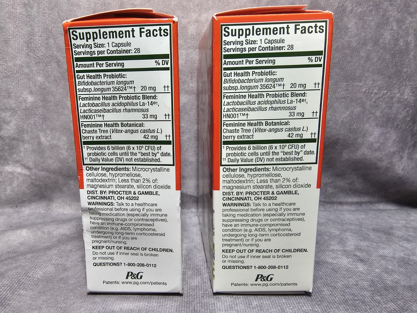 2x Align Probiotic Women’s Dual Action (28 Capsules) New NIB Exp 05/2026+